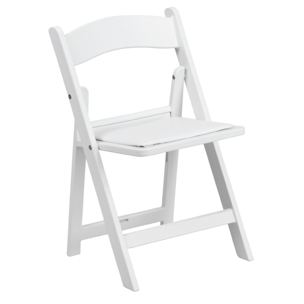 WHITE RESIN CHAIRS W/ PADDED SEAT Rentals Louisville KY, Where to Rent  WHITE RESIN CHAIRS W/ PADDED SEAT in Louisville KY, Lexington KY,  Cincinnati OH, St. Louis MO